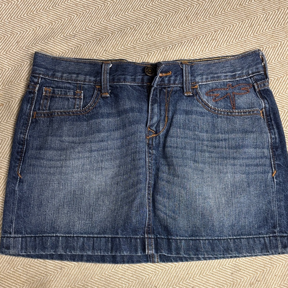 Old Navy Blue Denim Mini Skirt